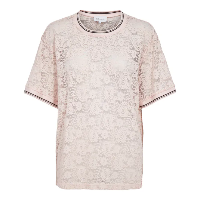 Hovedbilde LACY TSHIRT - ROSE