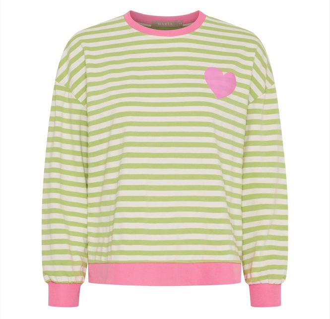 Hovedbilde Green pink heart sweather 