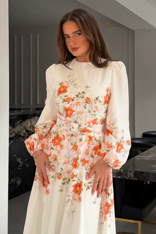 White  flower dress