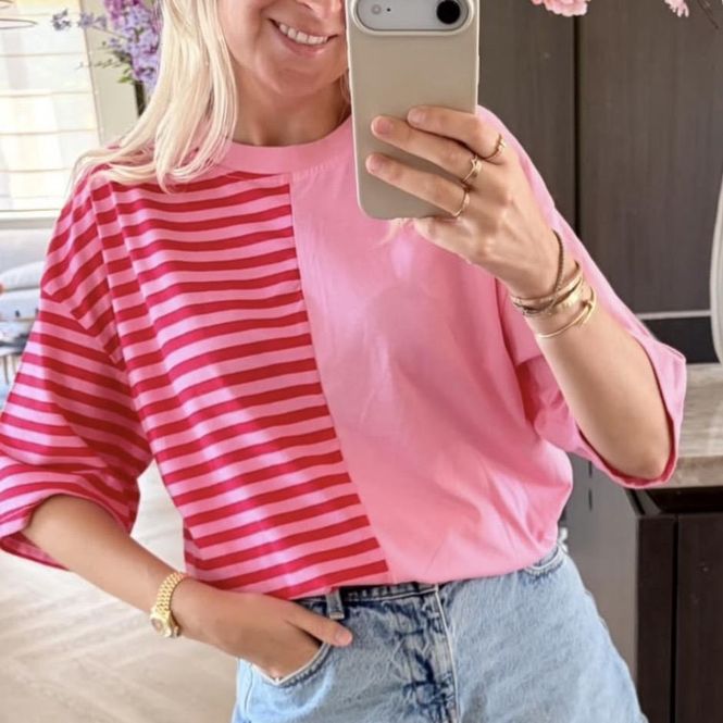 Hovedbilde Azzurro red/ pink t shirt