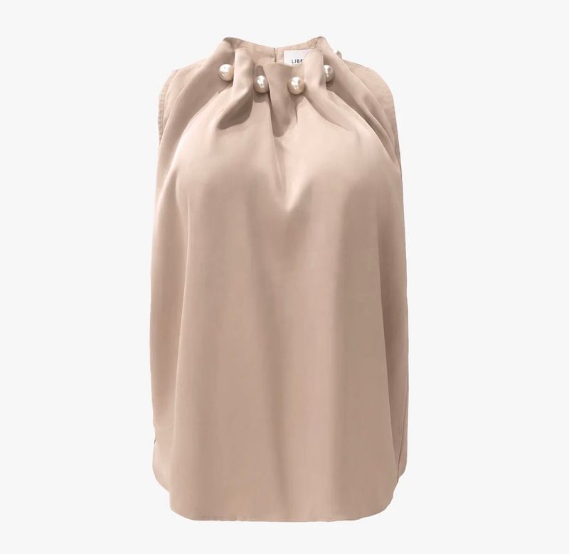 Pip pearl top champage