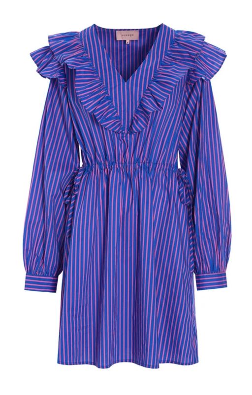 Lucinda dress navy stripe