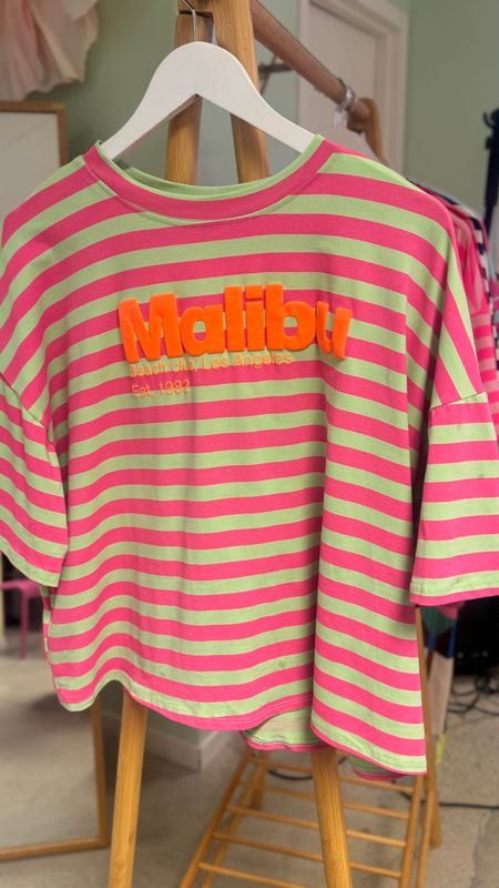 Malibu orange mint t shirt