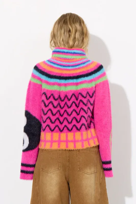 Kitti Knit Bluse - Green Eye
