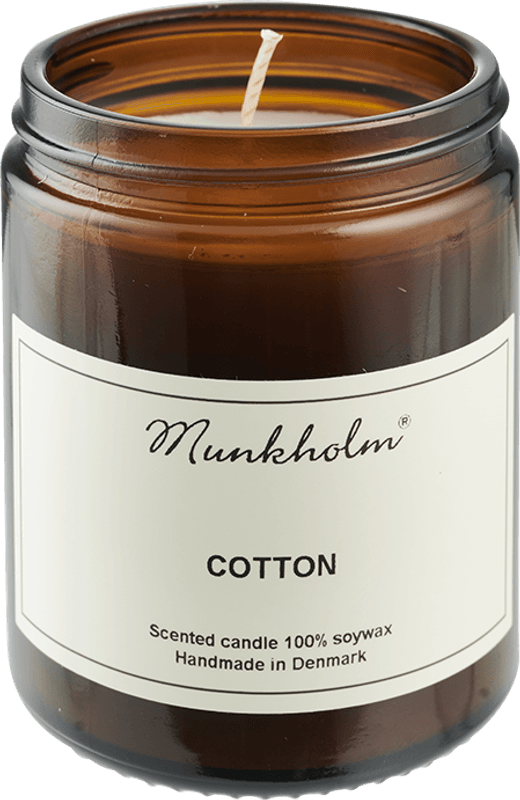 Soy wax lys, Cotton 180 ml.