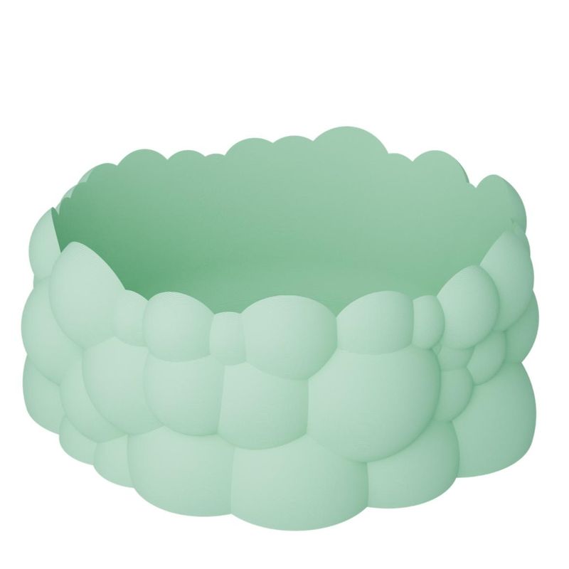 Bubble skål L mint
