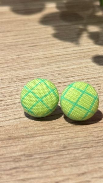 Hovedbilde Lime green øredobber 