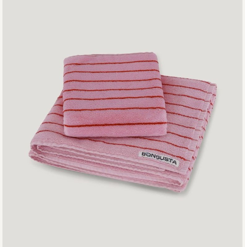 Naram håndkle baby pink og ski patrol