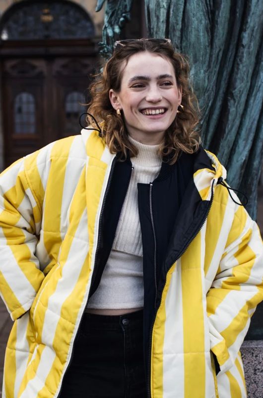 Yellow suit