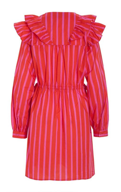 Lucinda dress red stripe