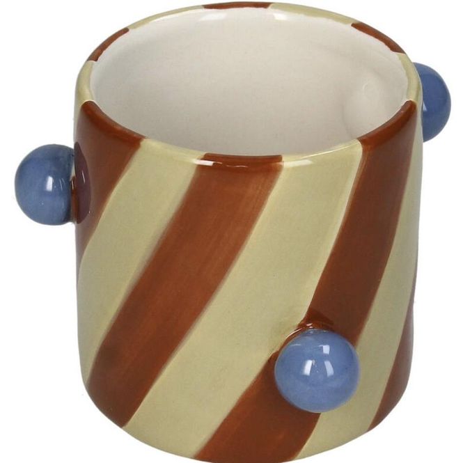 Hovedbilde Planter Stoneware Multi 10.2x10.2x8cm brown