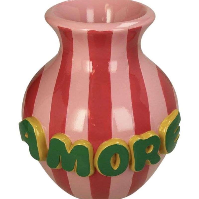 Vase Amore Polyresin Multi 18x19x22cm