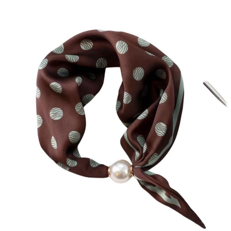 Brown mint magnet scarf