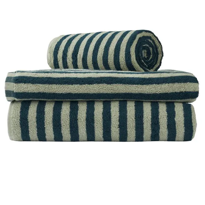 Hovedbilde Naram håndkle sea foam and Depp teal