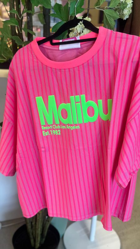 Neon green Malibu t shirt