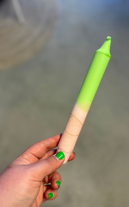 Hovedbilde 1 stk lys green off white glimmer