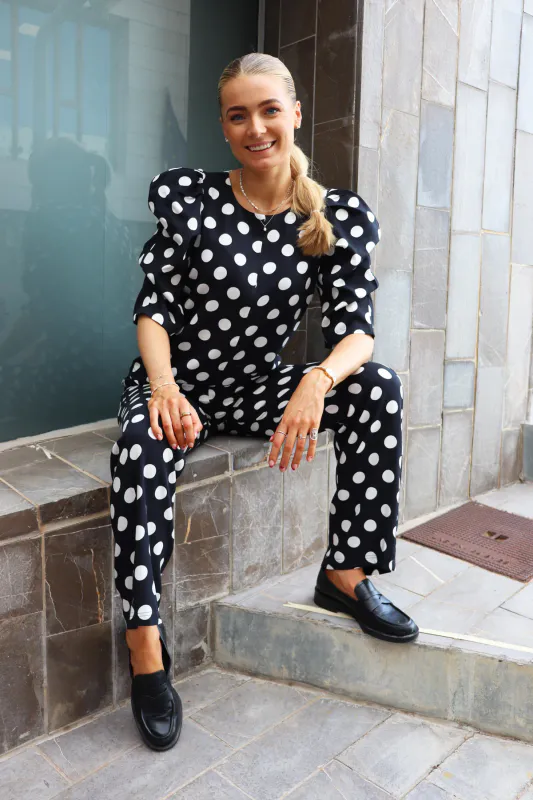 Winnie blouse dot